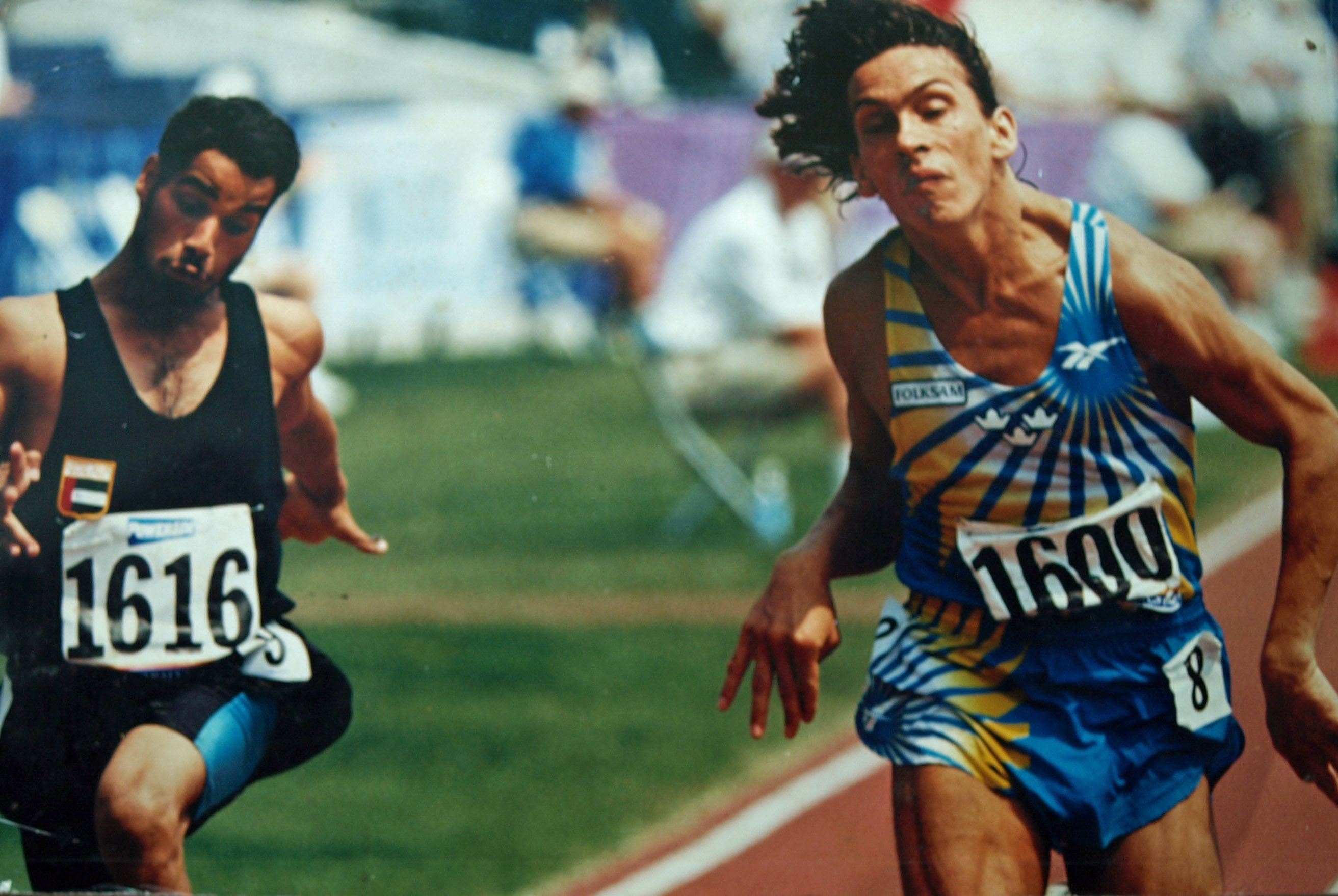 Mikael Avatar at the Paralympics 100m final