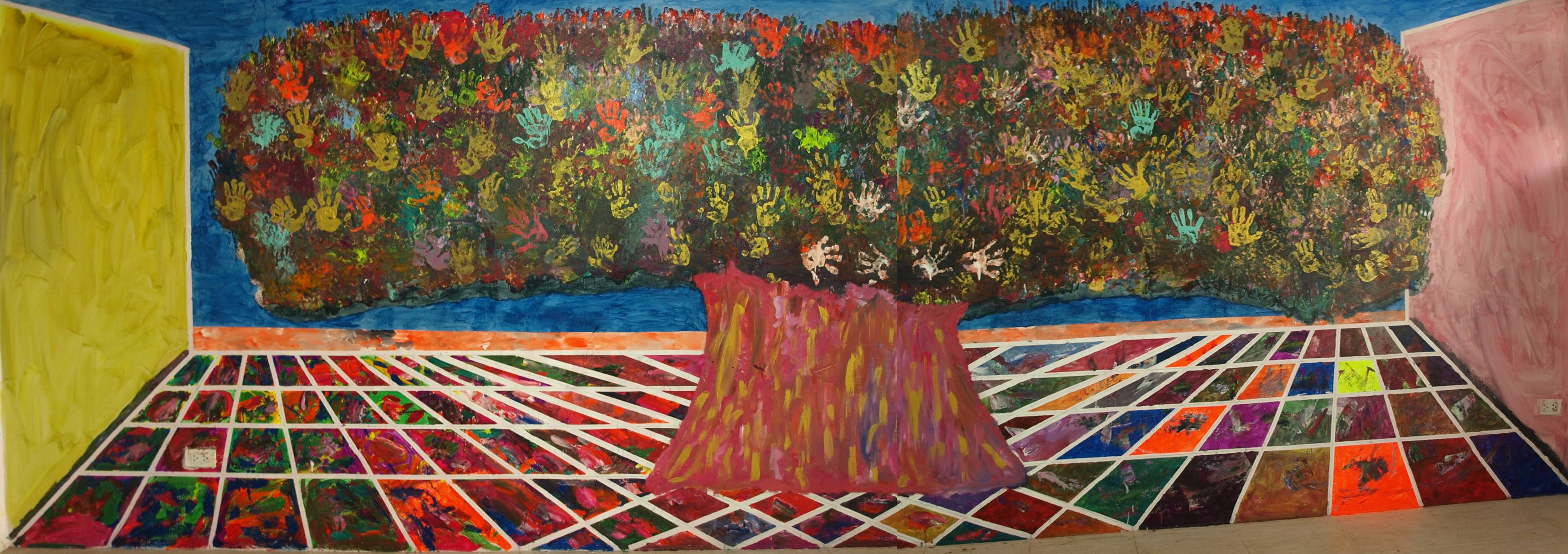 CET Thailand — Avatar Flame Buddha Tree mural