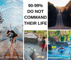 90-99% do not command their life